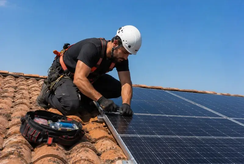 Maintenance et monitoring de panneaux solaires à Castelnau-Tursan